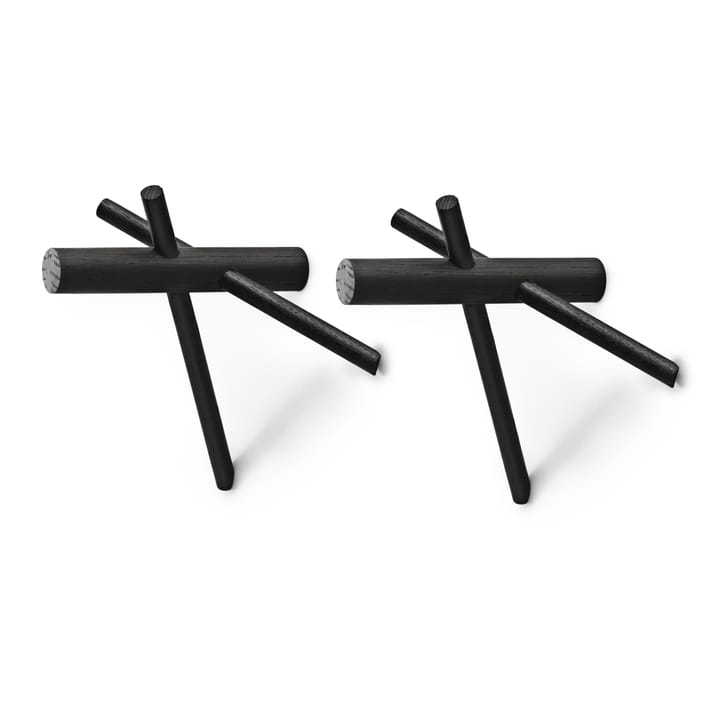 노만 스틱 행거 - black 2개 세트 - Normann Copenhagen | 노만코펜하겐