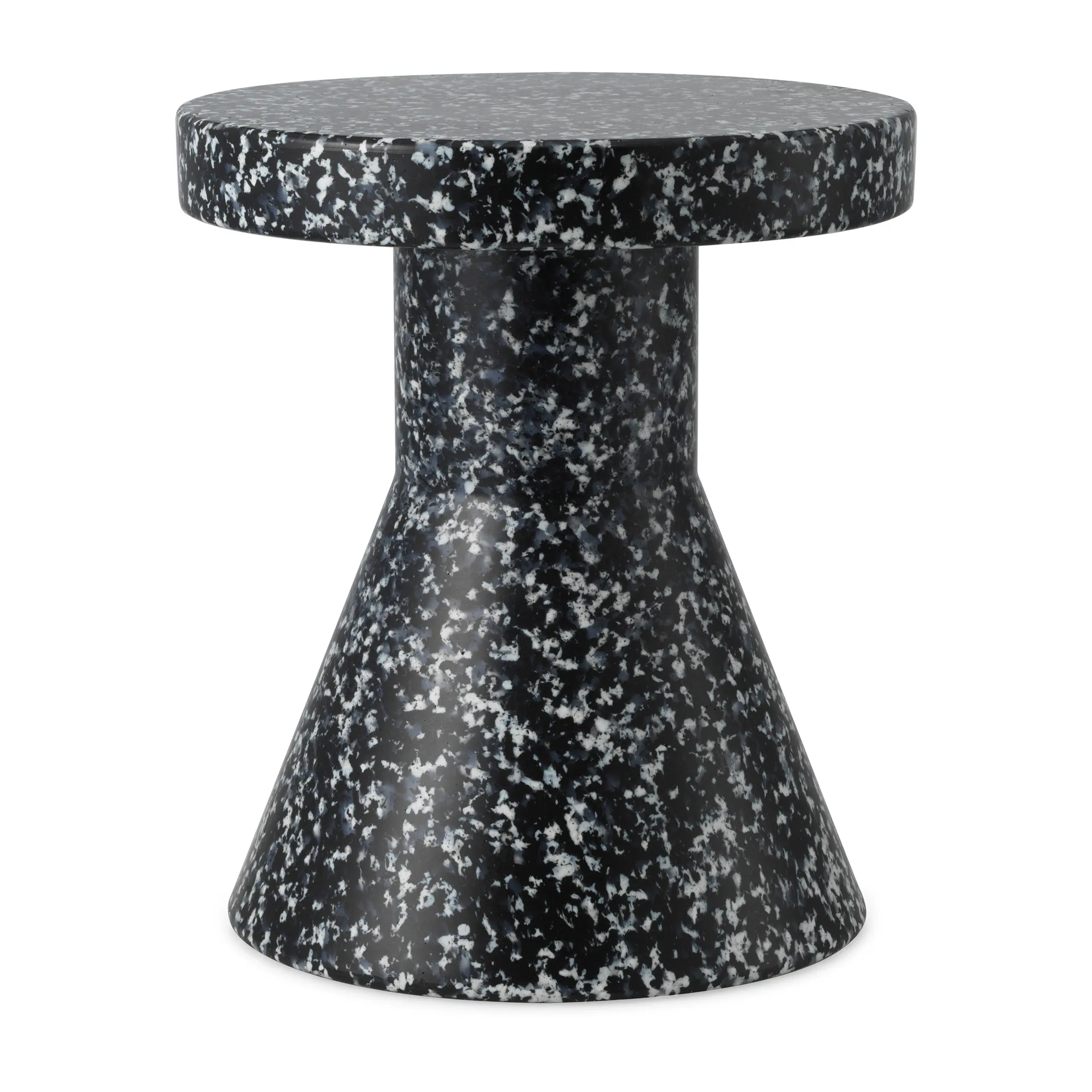 비트 콘 라운드 스툴, Black-White, Ø36x42 cm Normann Copenhagen | 노만코펜하겐