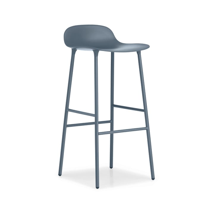폼 바 스툴 하이 - Blue, blue-lacquered steel legs - Normann Copenhagen | 노만코펜하겐