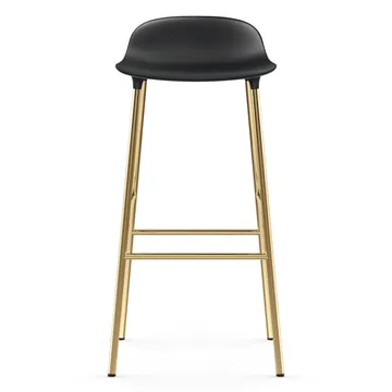 폼 바 스툴 bronze leg 75 cm - Black - Normann Copenhagen | 노만코펜하겐