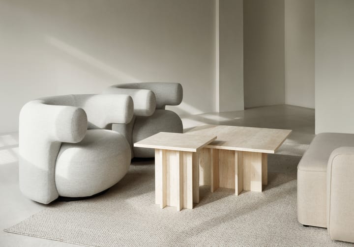 Edge 소형 커피 테이블, Travertine Normann Copenhagen | 노만코펜하겐