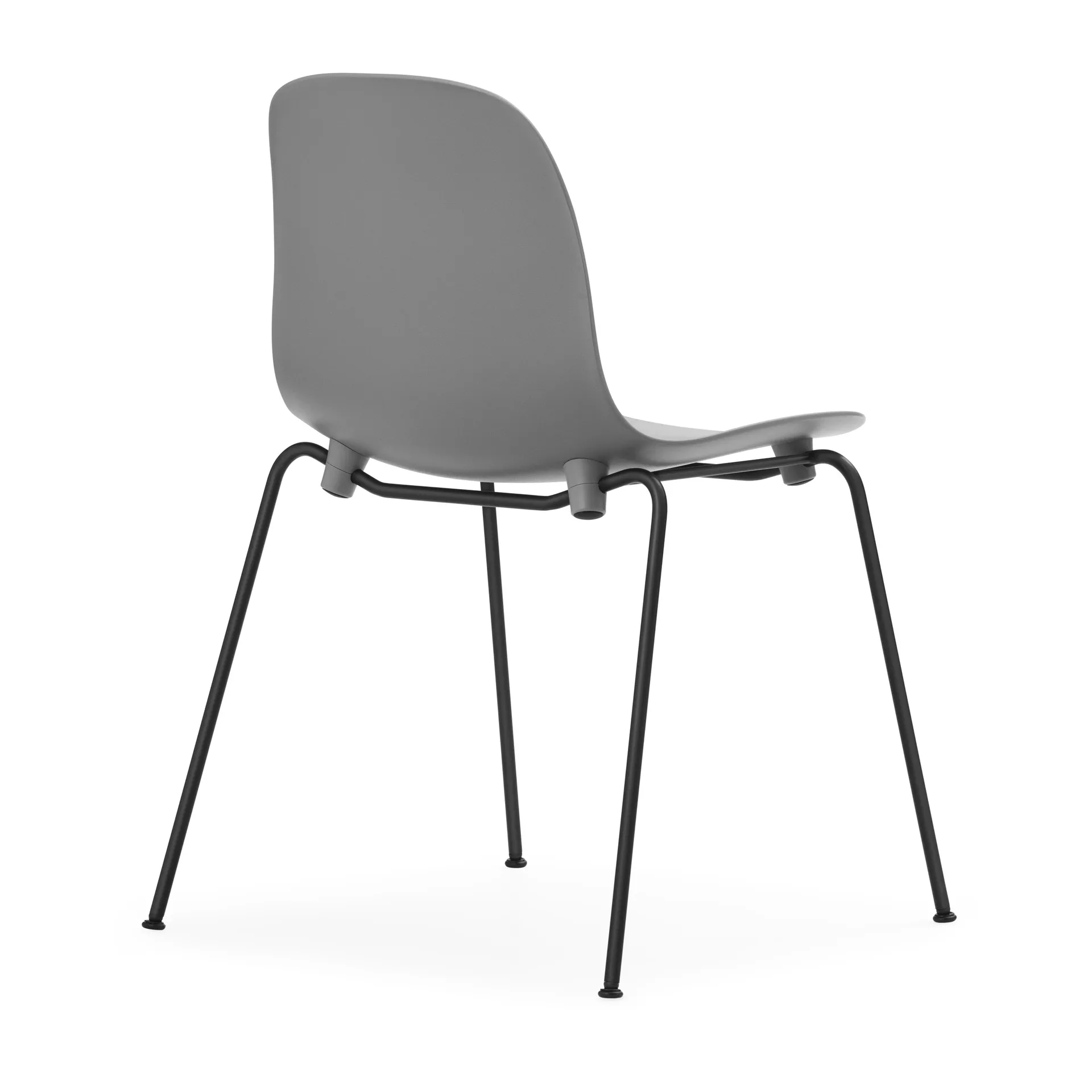 Form 스태커블 체어 black legs 2개 세트, Grey Normann Copenhagen | 노만코펜하겐