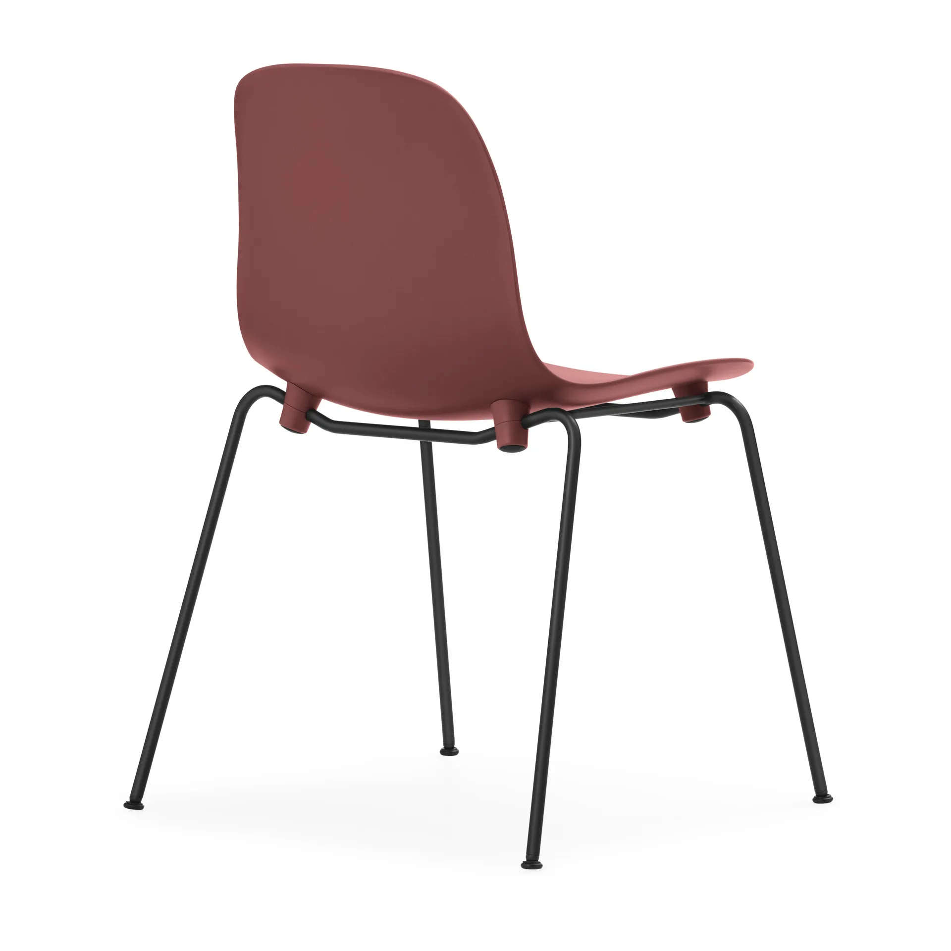 Form 스태커블 체어 black legs 2개 세트, Red Normann Copenhagen | 노만코펜하겐