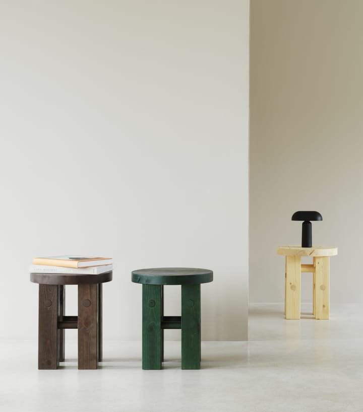 Fyr stool 45 cm - Dark brown - Normann Copenhagen | 노만코펜하겐