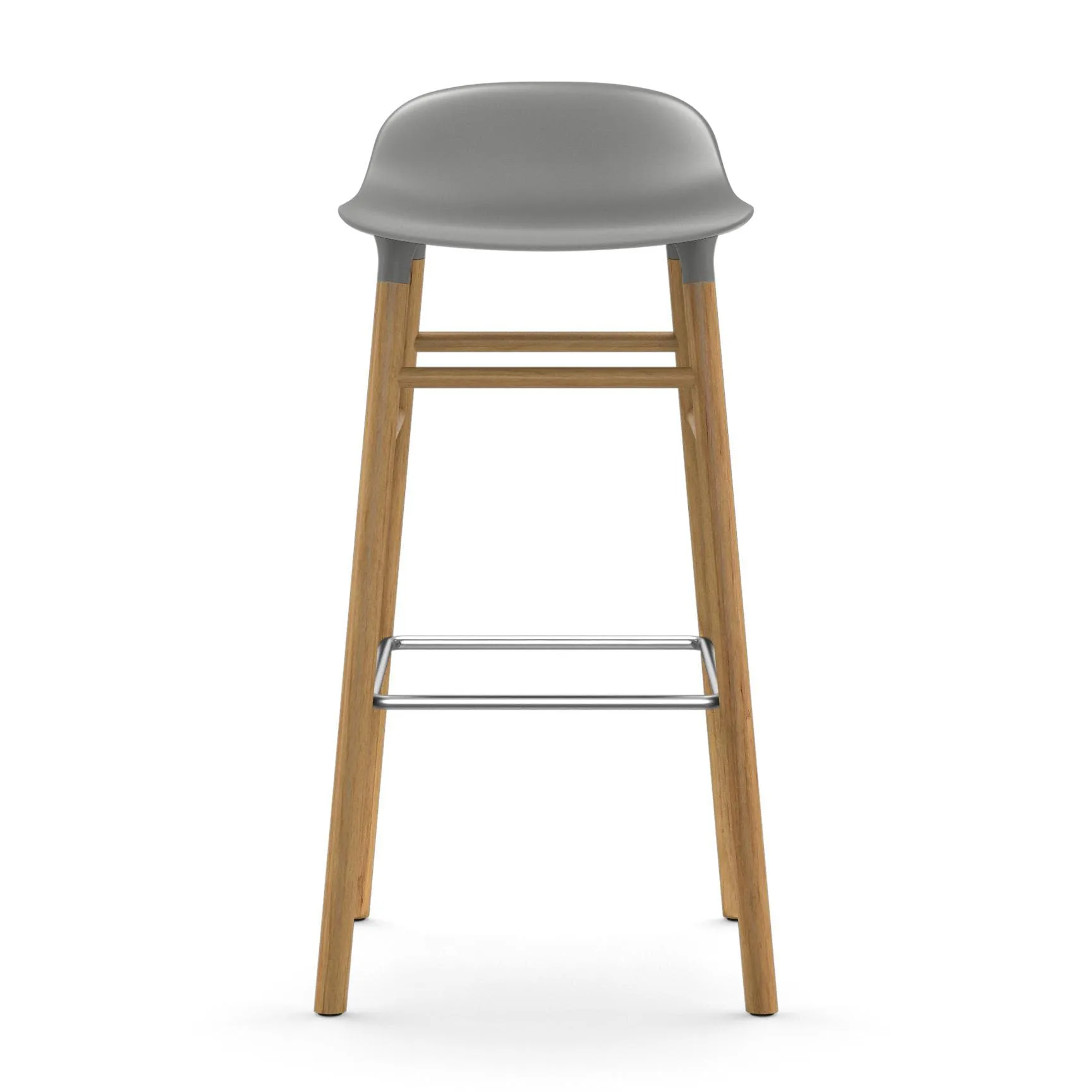폼 바 스툴 오크나무 레그, grey Normann Copenhagen | 노만코펜하겐