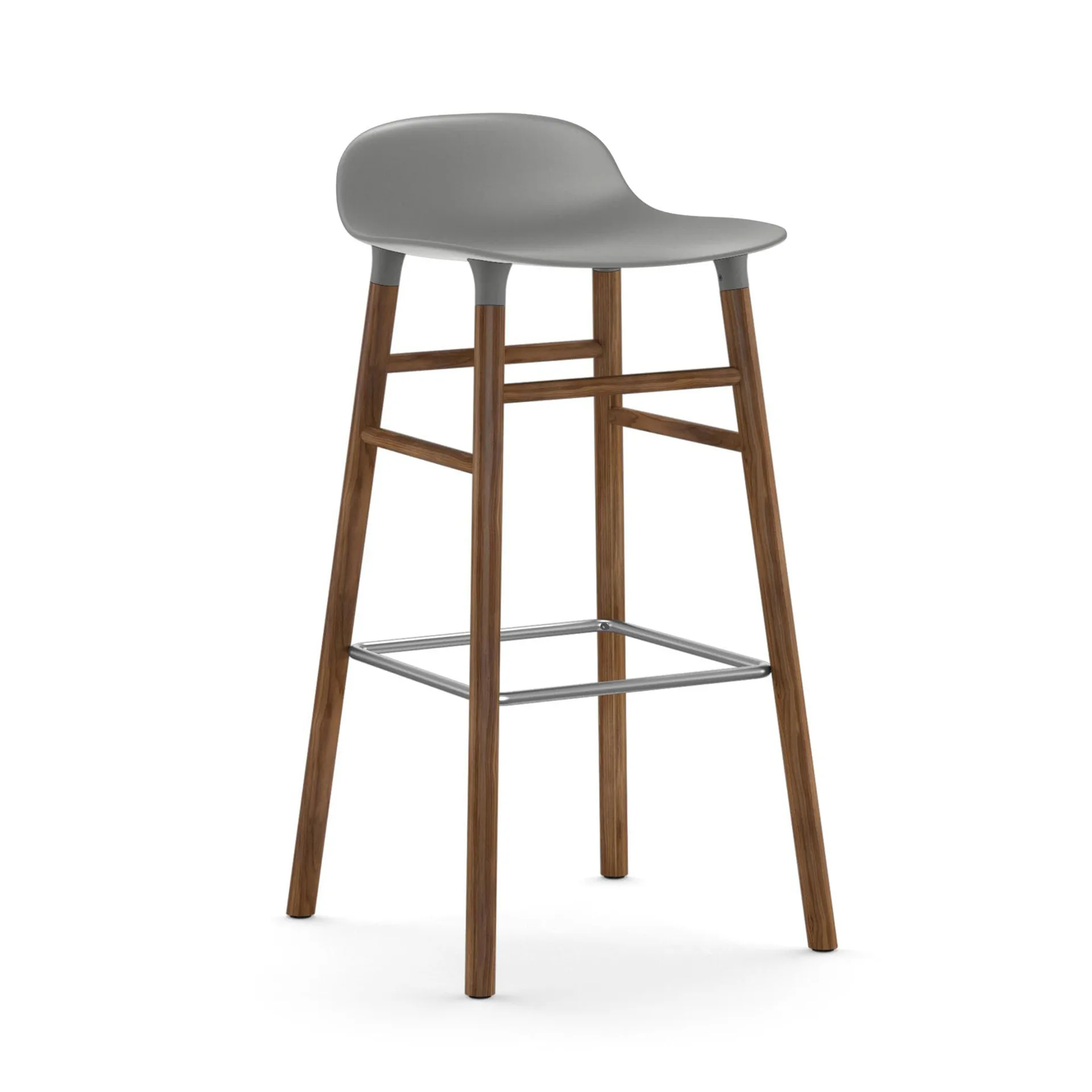 폼 바 스툴 월넛나무 레그, grey Normann Copenhagen | 노만코펜하겐
