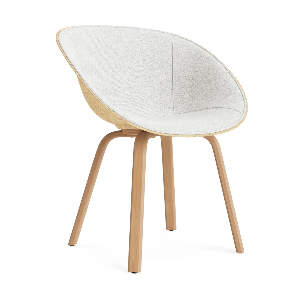 매트 암체어 전면 업홀스터리, Hallingdal 110-hemp-beech Normann Copenhagen | 노만코펜하겐