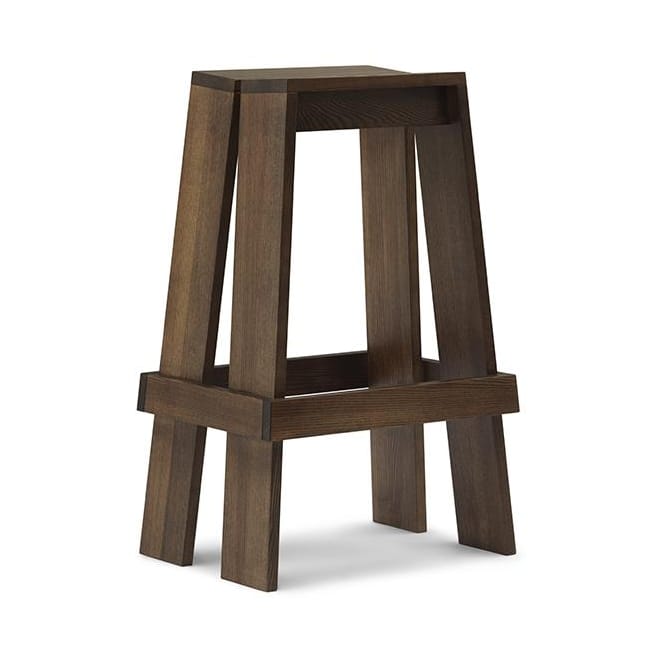Let 렛 바 스툴 75 cm - Brown Stained Ash - Normann Copenhagen | 노만코펜하겐