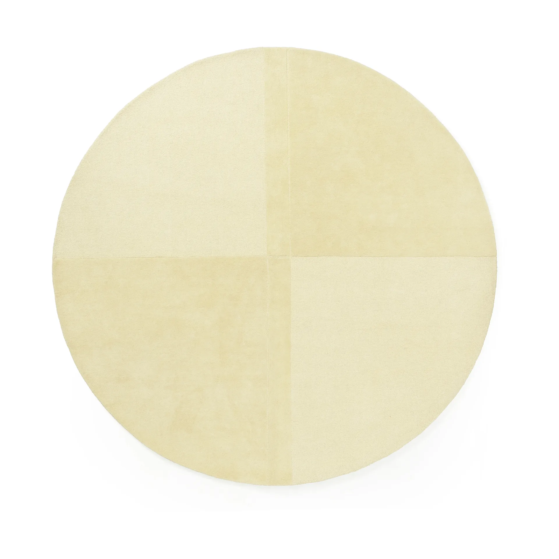 레벨 울 러그 라운드, Light yellow, Ø280 cm Normann Copenhagen | 노만코펜하겐