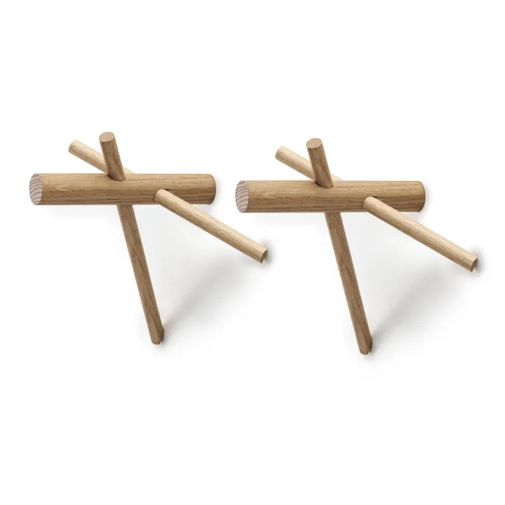 노만 스틱 행거 - Natural 2-pack - Normann Copenhagen | 노만코펜하겐