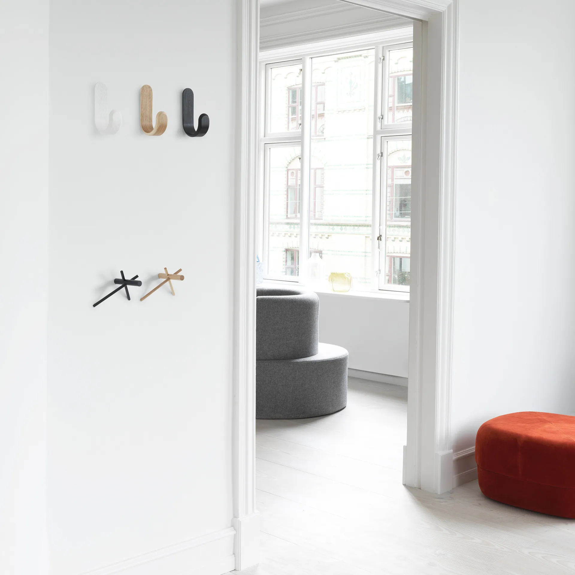 노만 스틱 행거, natural 2개 세트 Normann Copenhagen | 노만코펜하겐