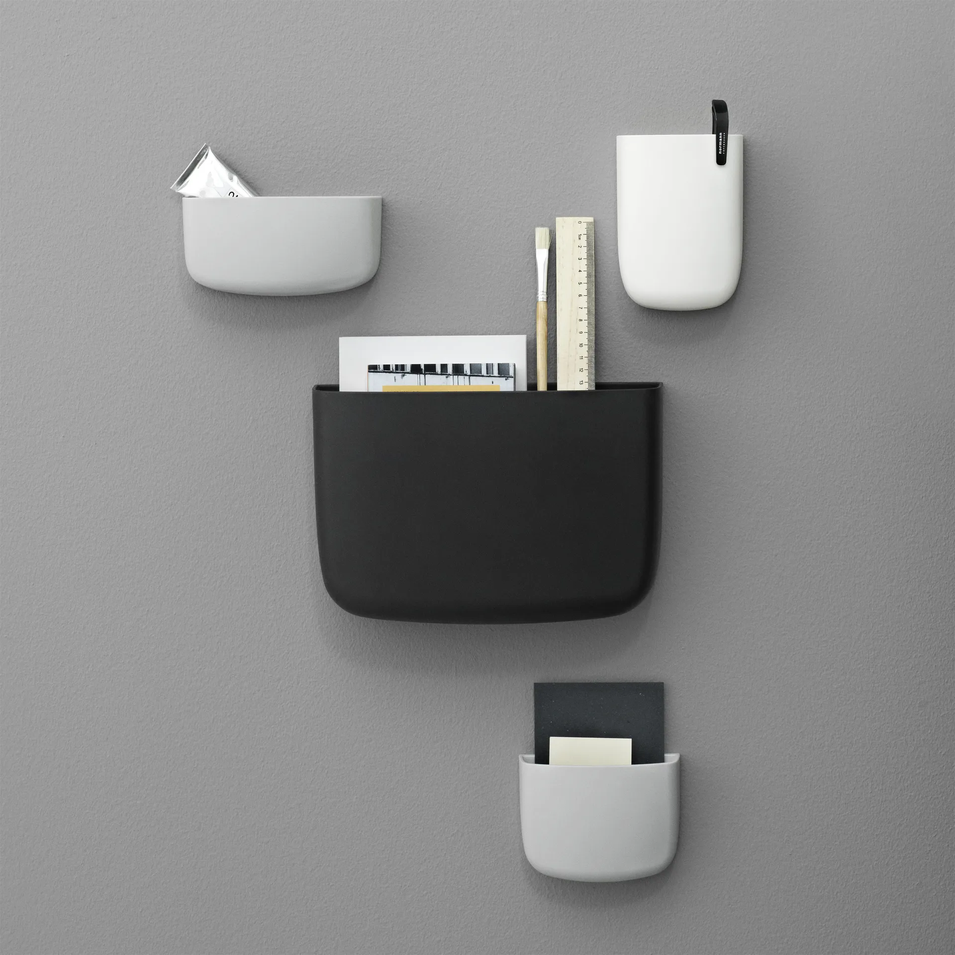 포켓 오거나이저 블랙, Number 4 Normann Copenhagen | 노만코펜하겐
