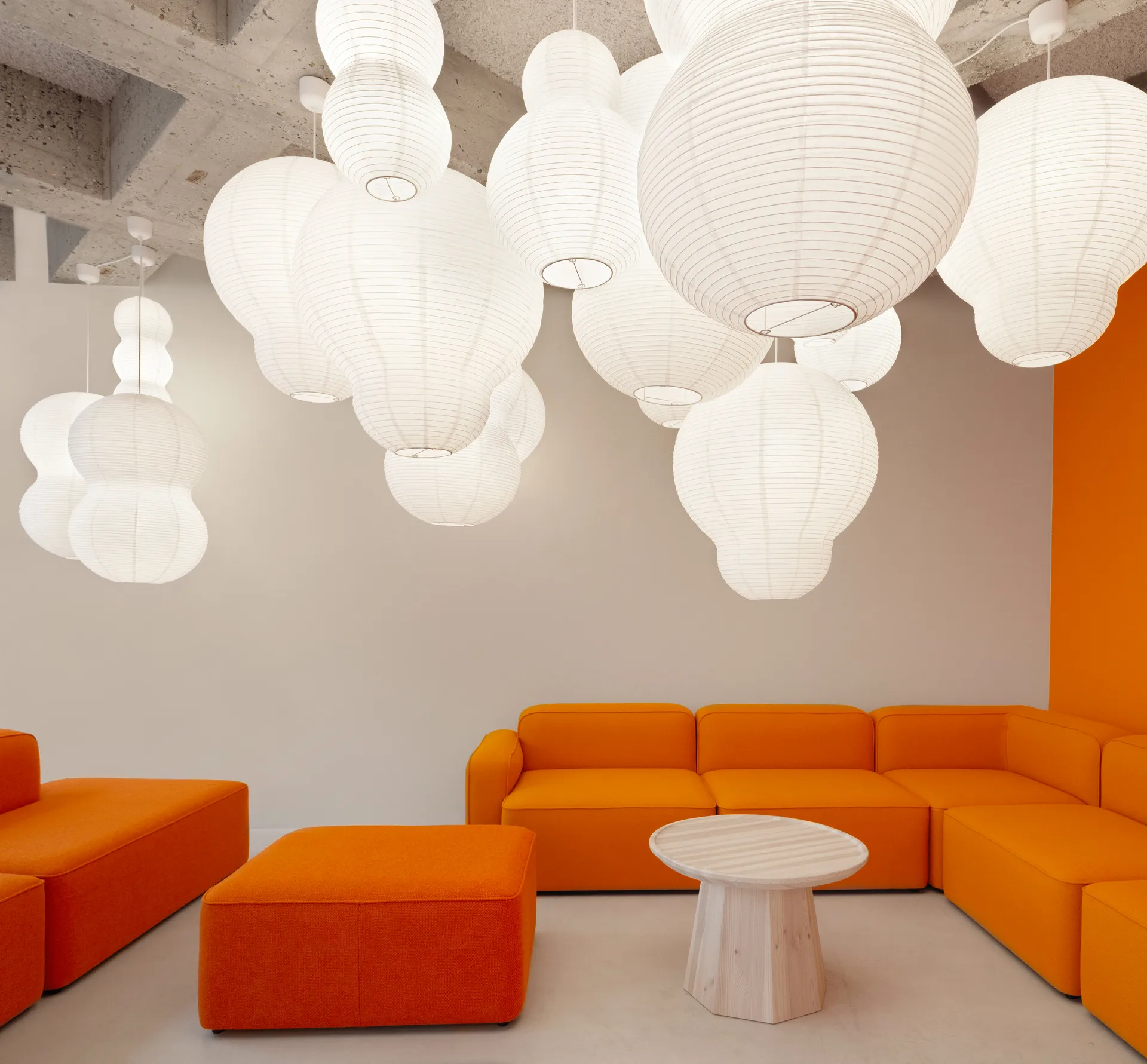 Puff 멀티튜드 전등갓 23x60 cm, White Normann Copenhagen | 노만코펜하겐