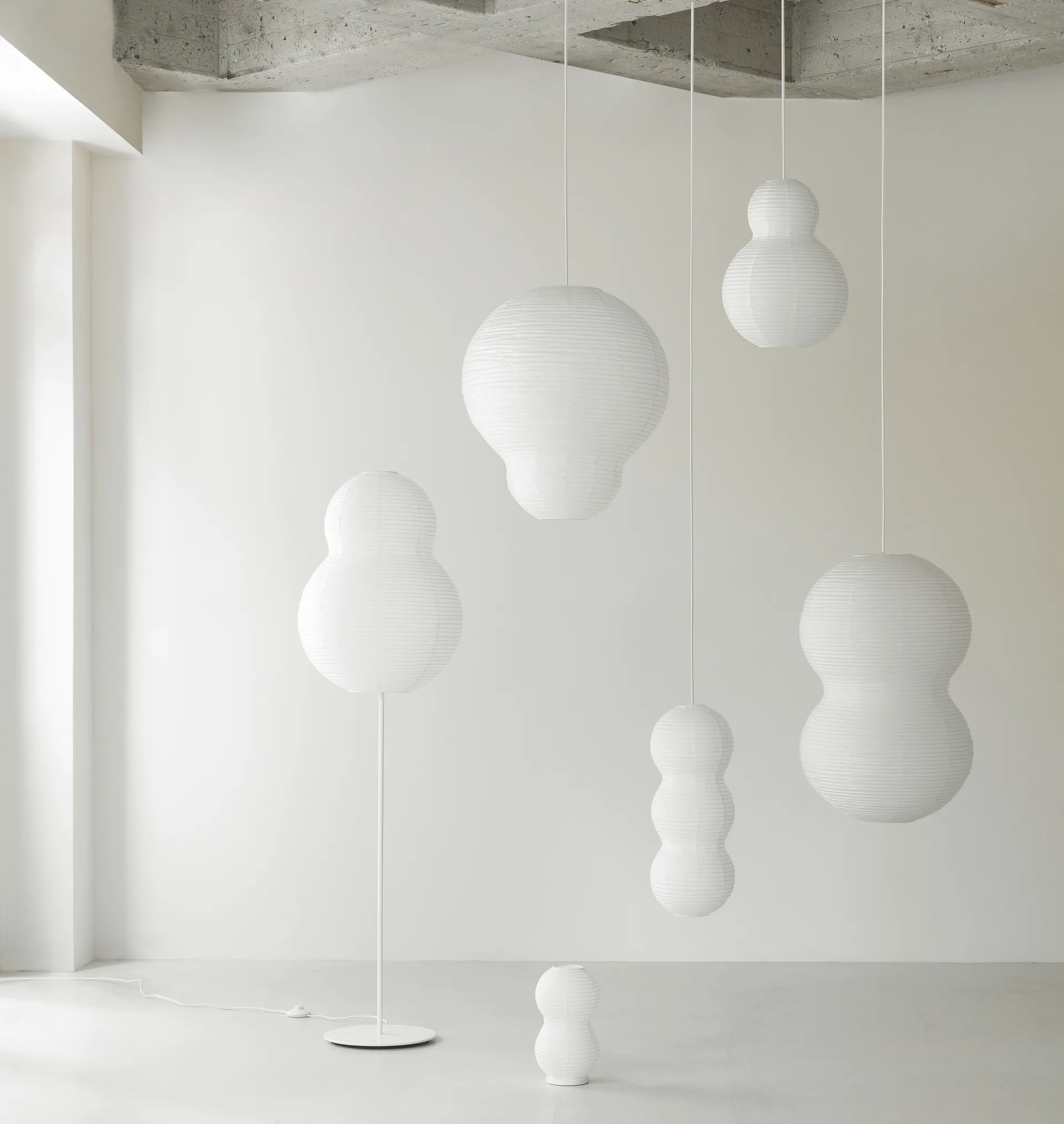 Puff 벌브 전등갓 60x75 cm, White Normann Copenhagen | 노만코펜하겐