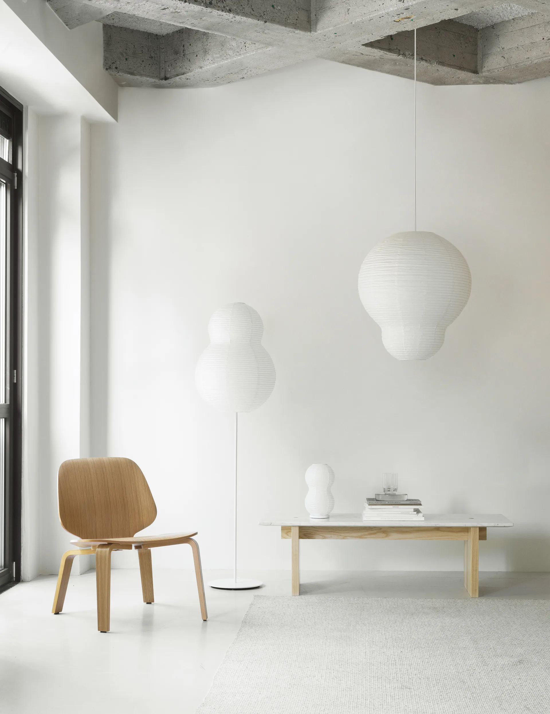 Puff 벌브 전등갓 60x75 cm, White Normann Copenhagen | 노만코펜하겐