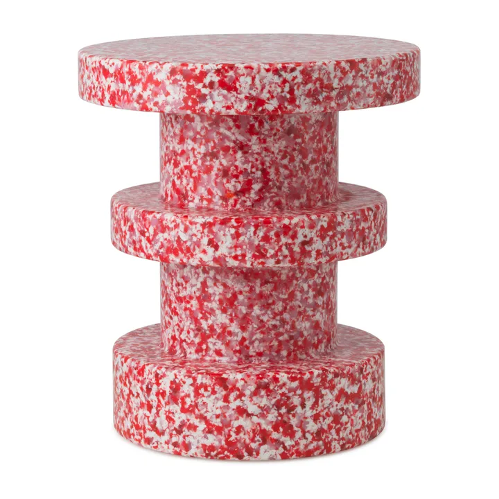 비트 스택 라운드 스툴 - Red, Ø36x42 cm - Normann Copenhagen | 노만코펜하겐