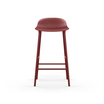 폼 바 스툴 로우 - Red, red-coated steel legs - Normann Copenhagen | 노만코펜하겐