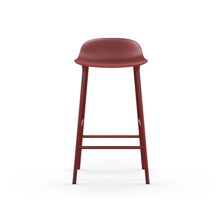 폼 바 스툴 로우, Red, red-coated steel legs Normann Copenhagen | 노만코펜하겐