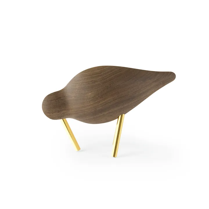 숄버드 월넛-브라스 - Small 11.5 cm - Normann Copenhagen | 노만코펜하겐