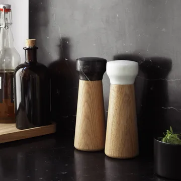크래프트 후추 그라인더 오크-블랙 마블 - Small H18 cm - Normann Copenhagen | 노만코펜하겐