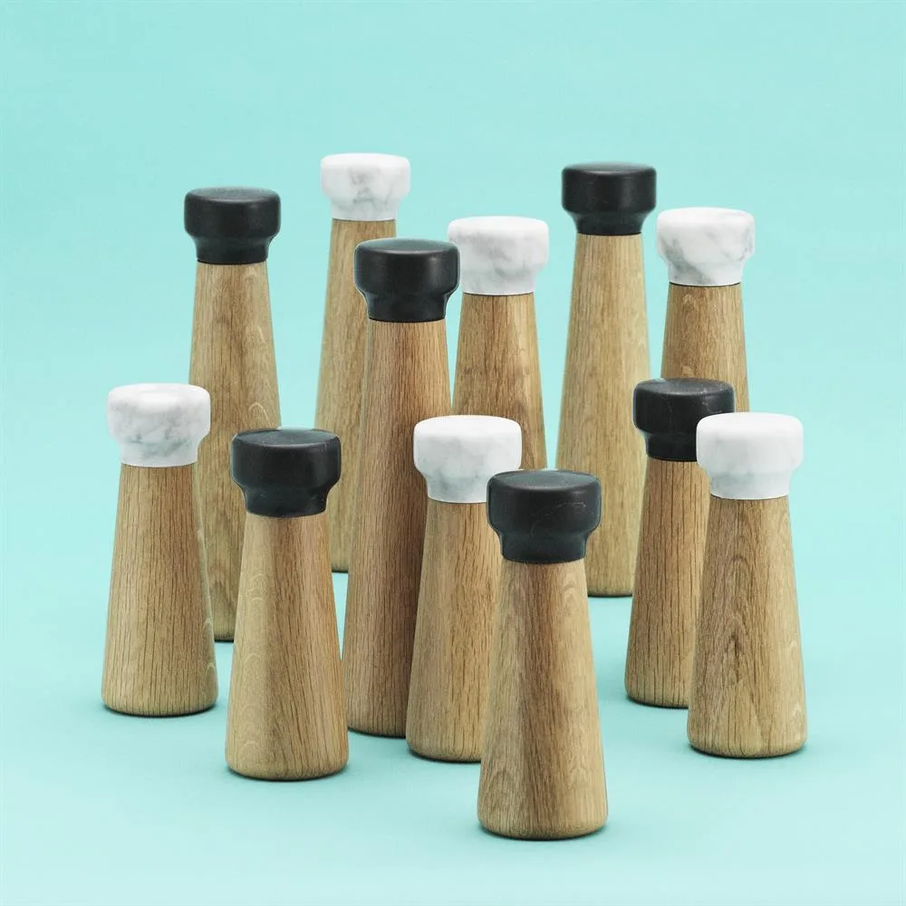 크래프트 소금 그라인더 오크-화이트 마블, Small H18 cm Normann Copenhagen | 노만코펜하겐