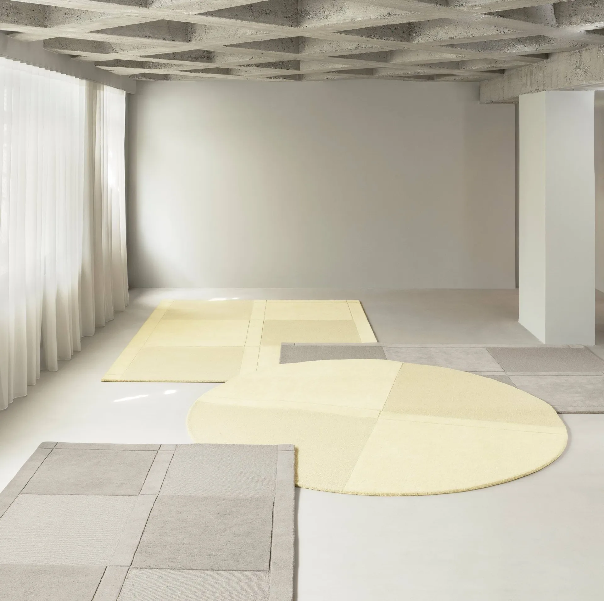레벨 울 러그, Warm Grey, 200x300 cm Normann Copenhagen | 노만코펜하겐