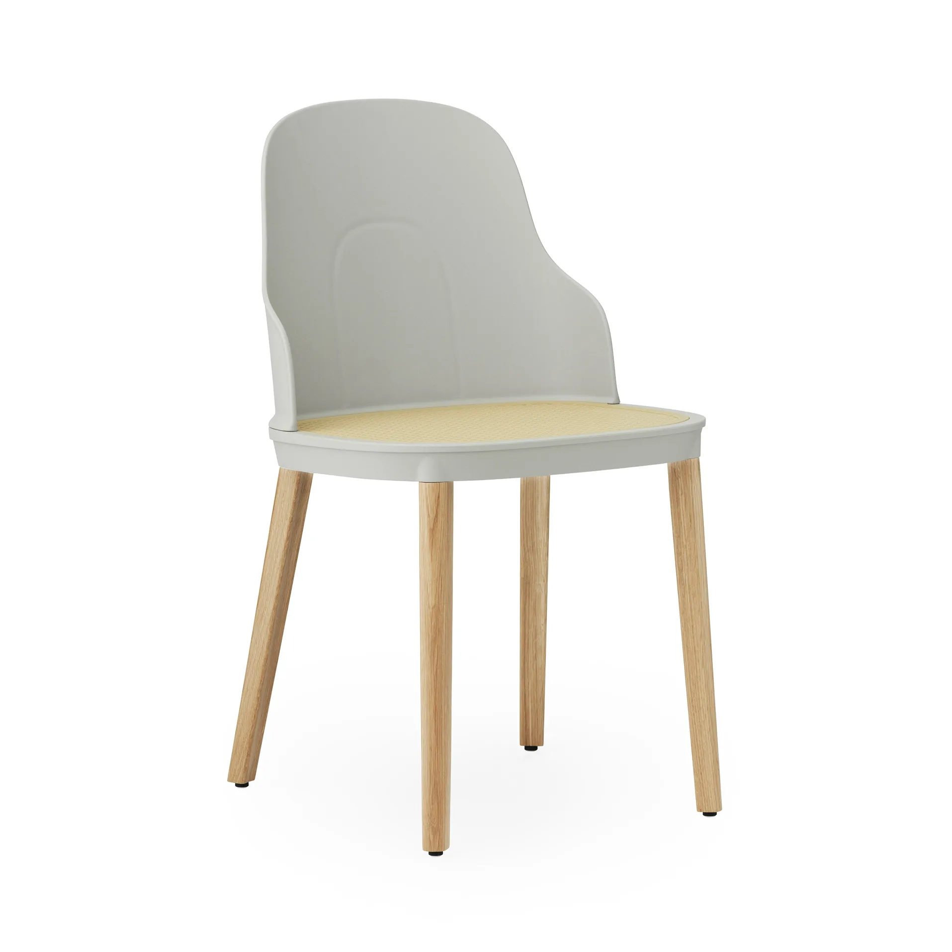 알레즈 몰디드 위커 의자, Warm Grey-oak Normann Copenhagen | 노만코펜하겐