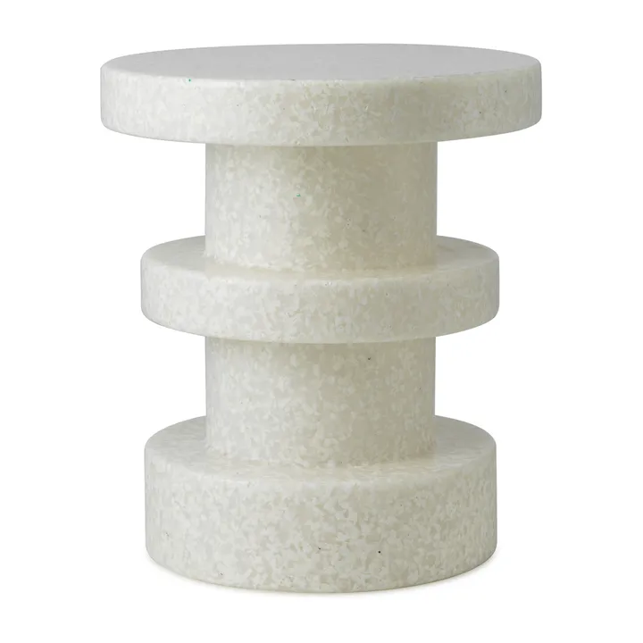 비트 스택 라운드 스툴 - White-White, Ø36x42 cm - Normann Copenhagen | 노만코펜하겐