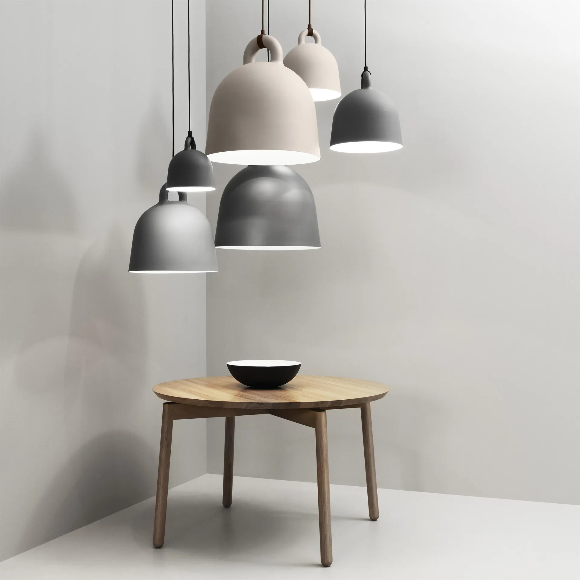 벨 펜던트 조명 그레이, X-Small Ø23 cm Normann Copenhagen | 노만코펜하겐