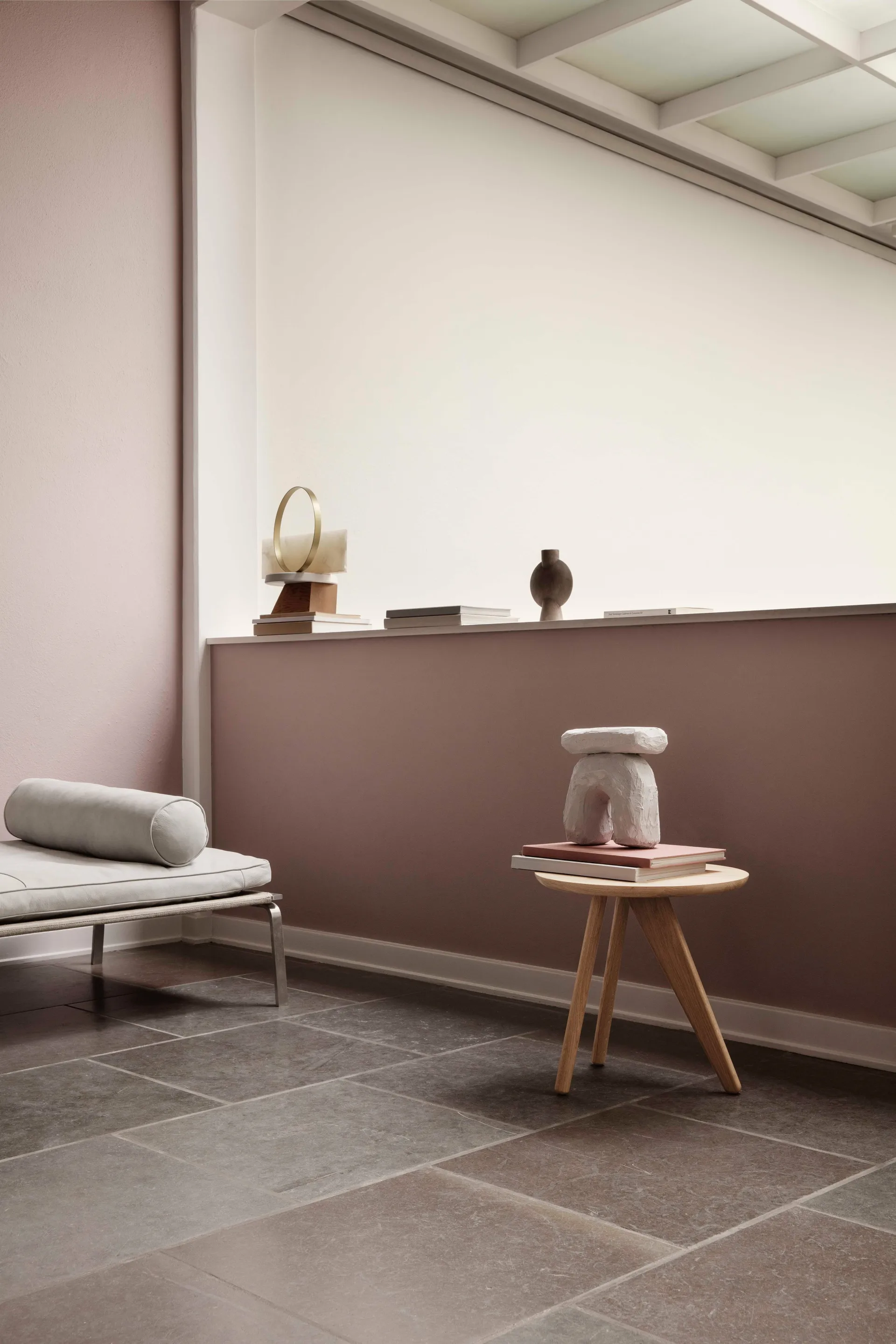 핀 사이드 테이블 40 cm, Natural oak NORR11