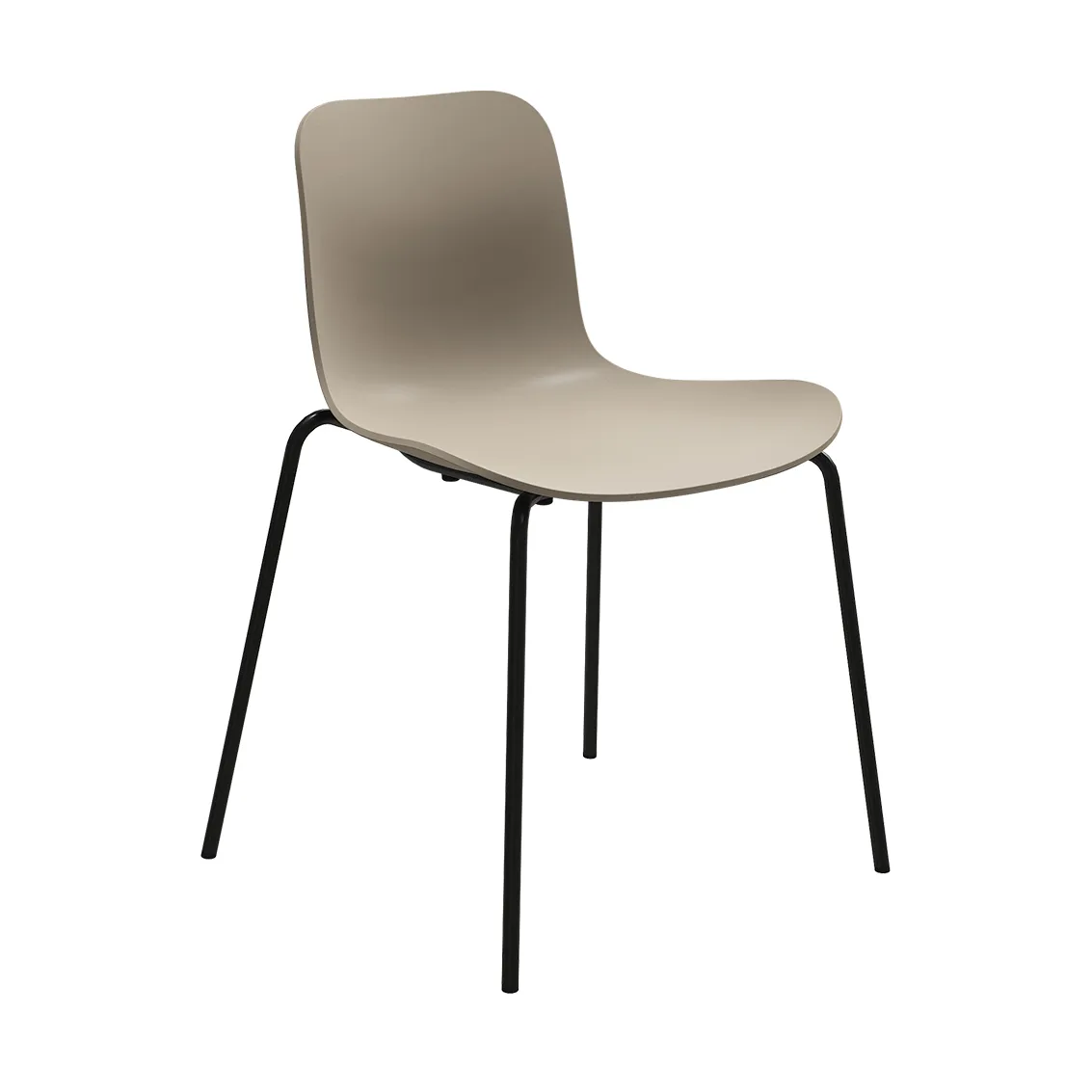 Langue 체어, Warm grey-black base frame NORR11