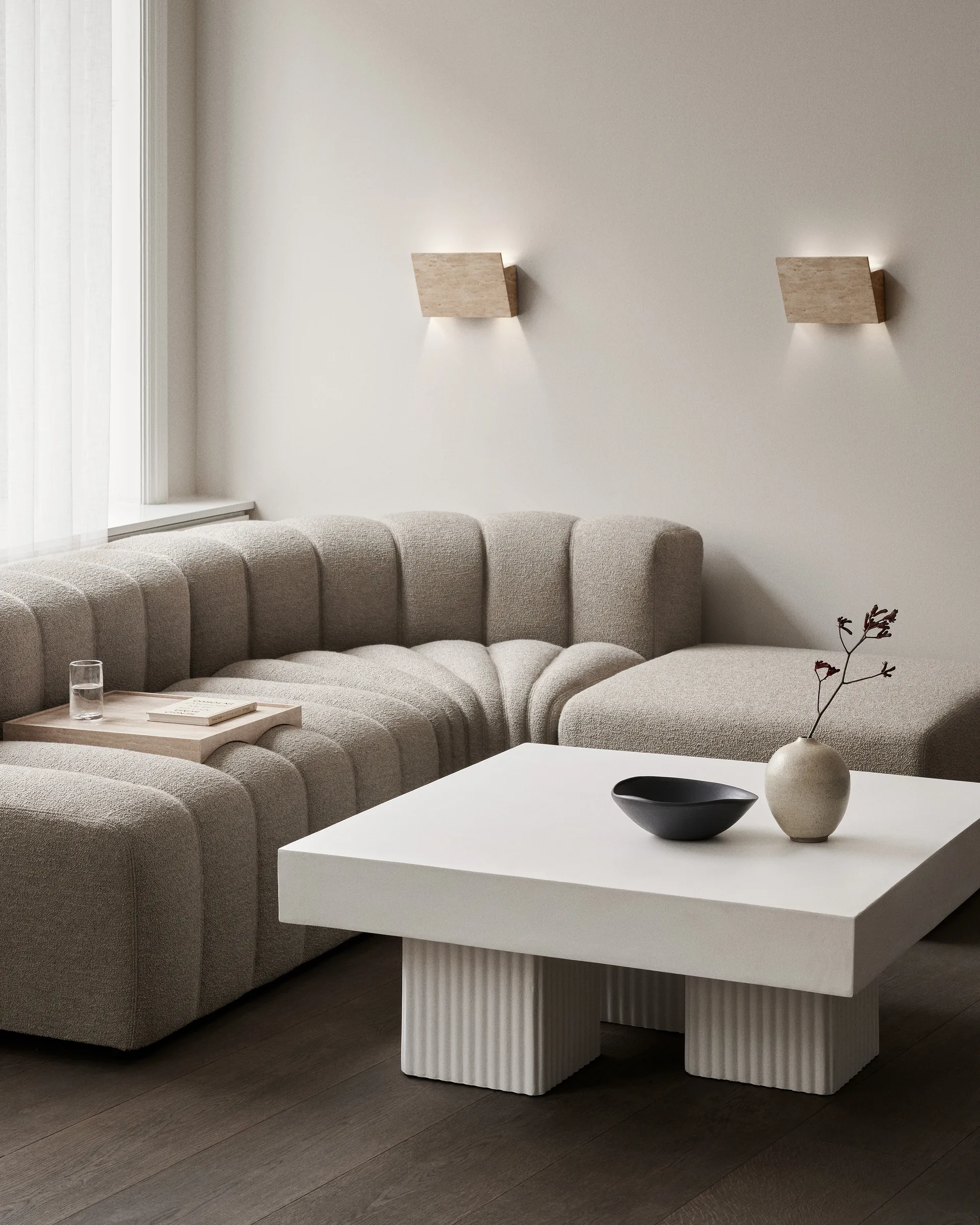 갤러리 벽 조명, Travertine NORR11