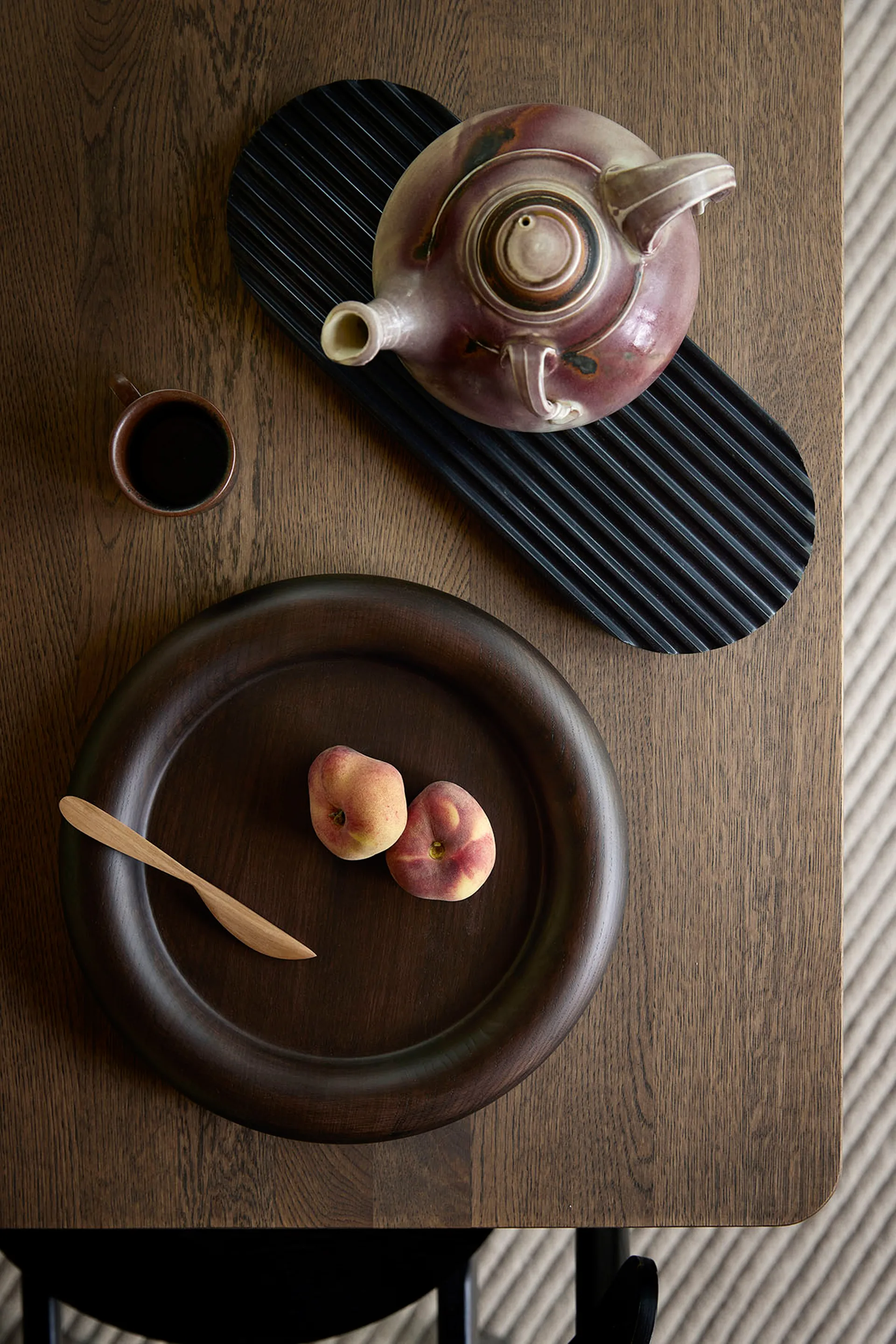 옵저브 트레이 Ø32 cm, Smoked ash Northern | 노던