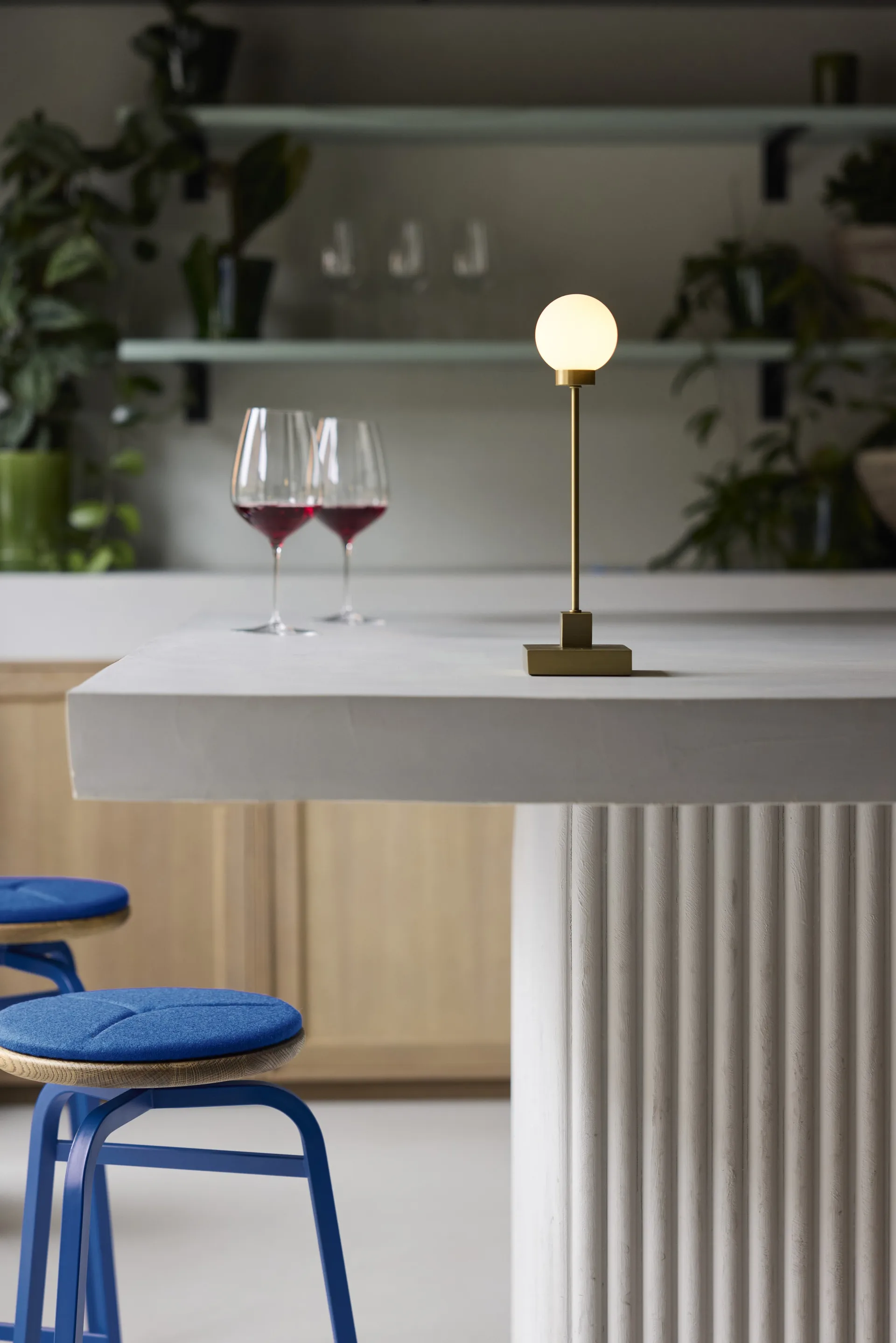 스노우볼 무선 테이블 조명 33 cm, Brass Northern | 노던