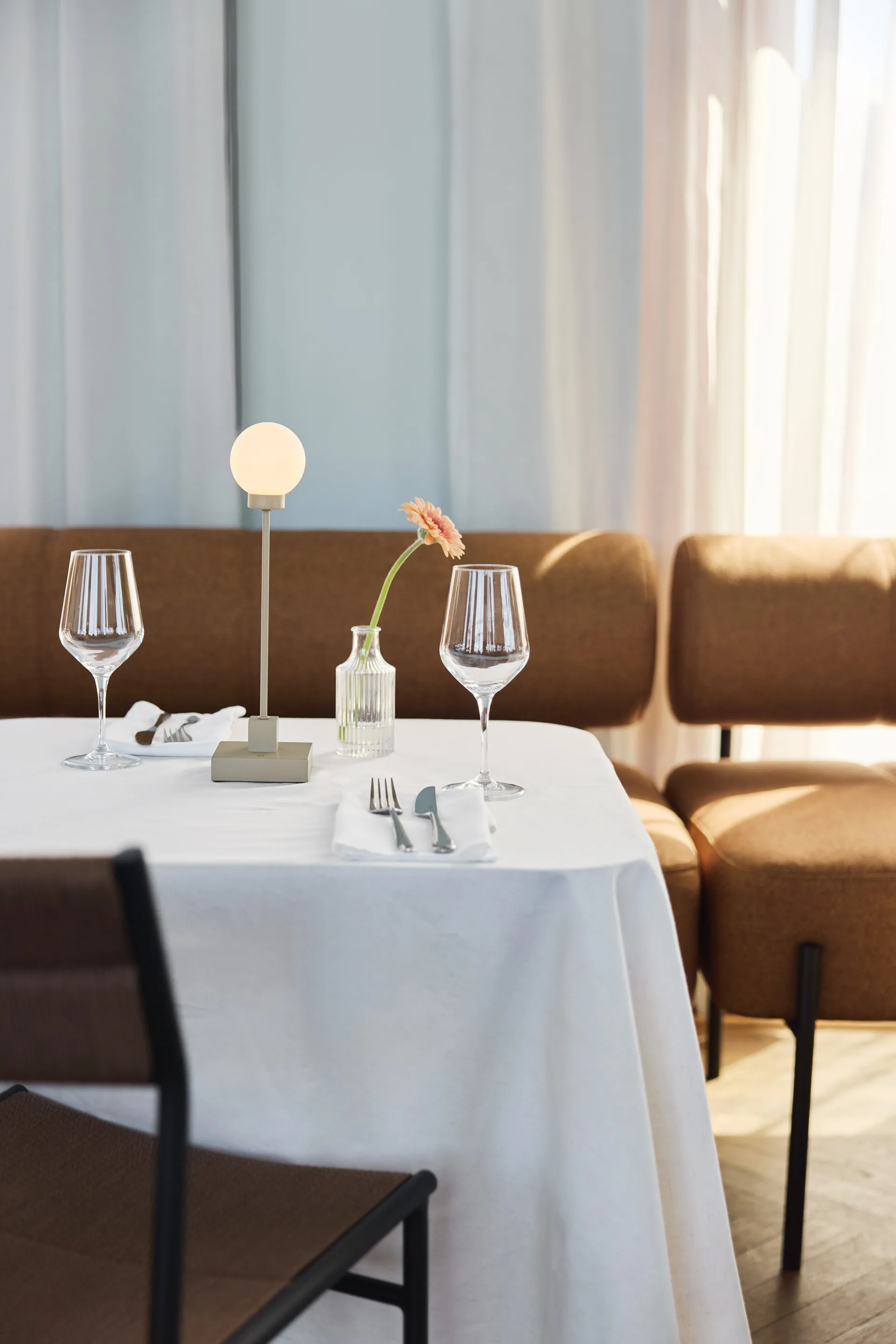 스노우볼 무선 테이블 조명 33 cm, Grey beige Northern | 노던