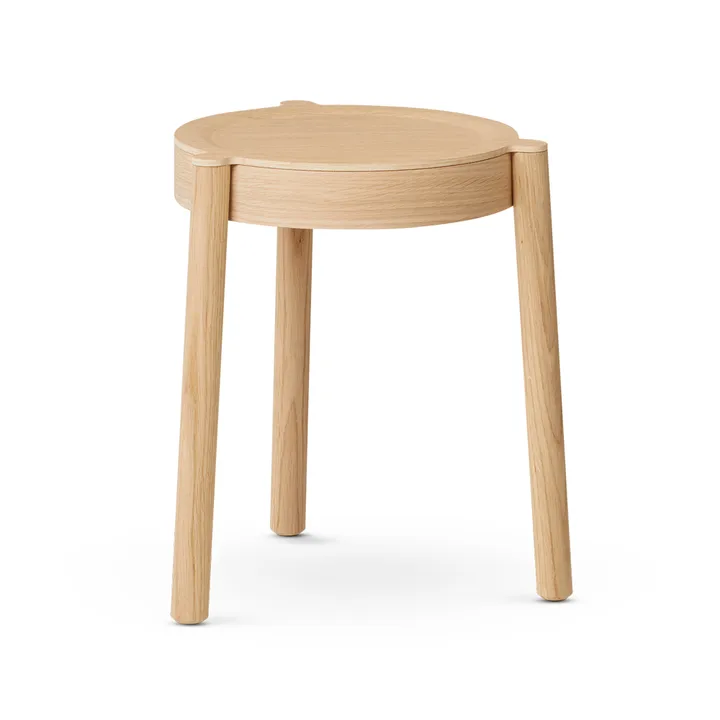 팔 라운드 스툴 - Oak light, Ø37x46 cm - Northern | 노던