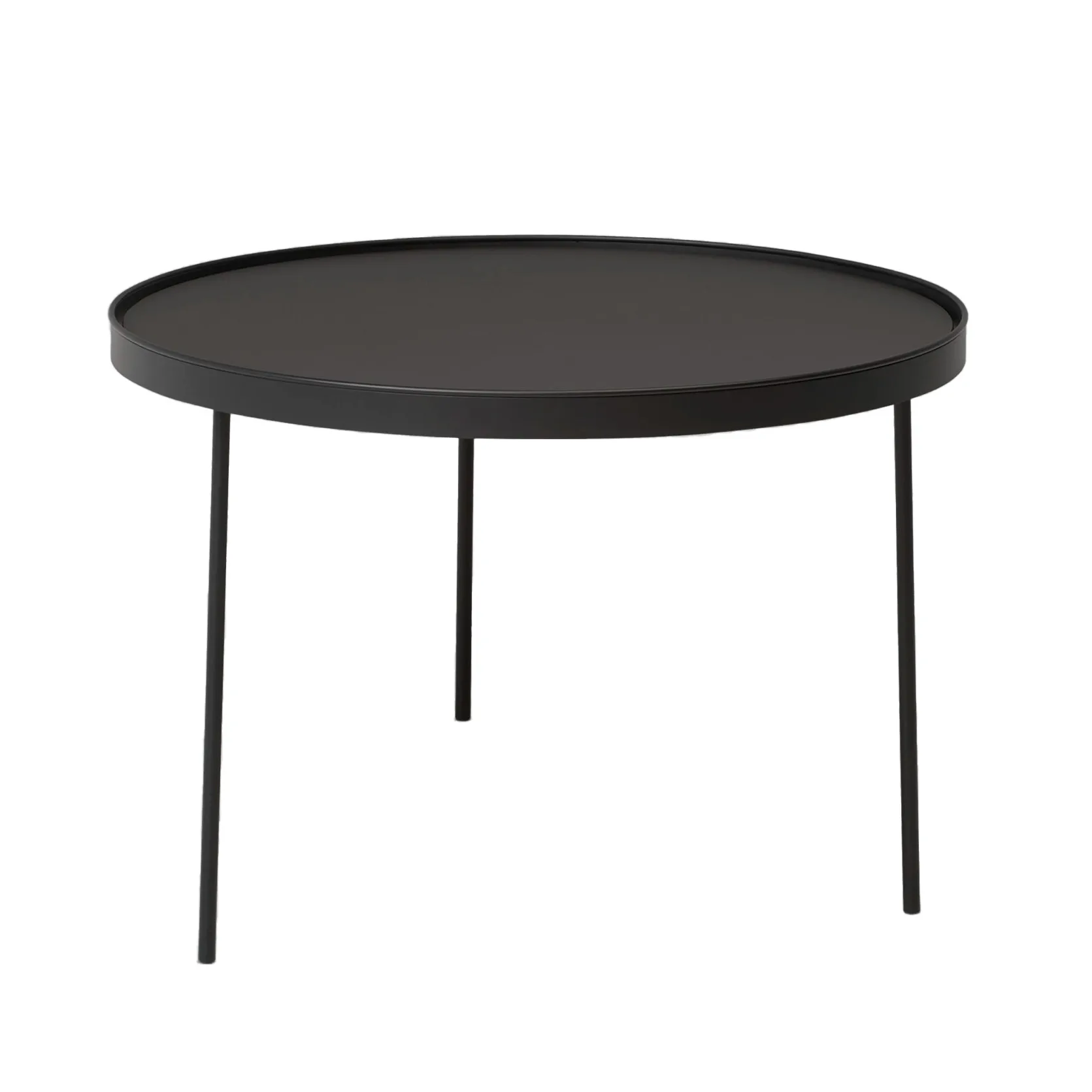 Stalk 커피 테이블 black large Ø74 cm H:50 cm,  Northern