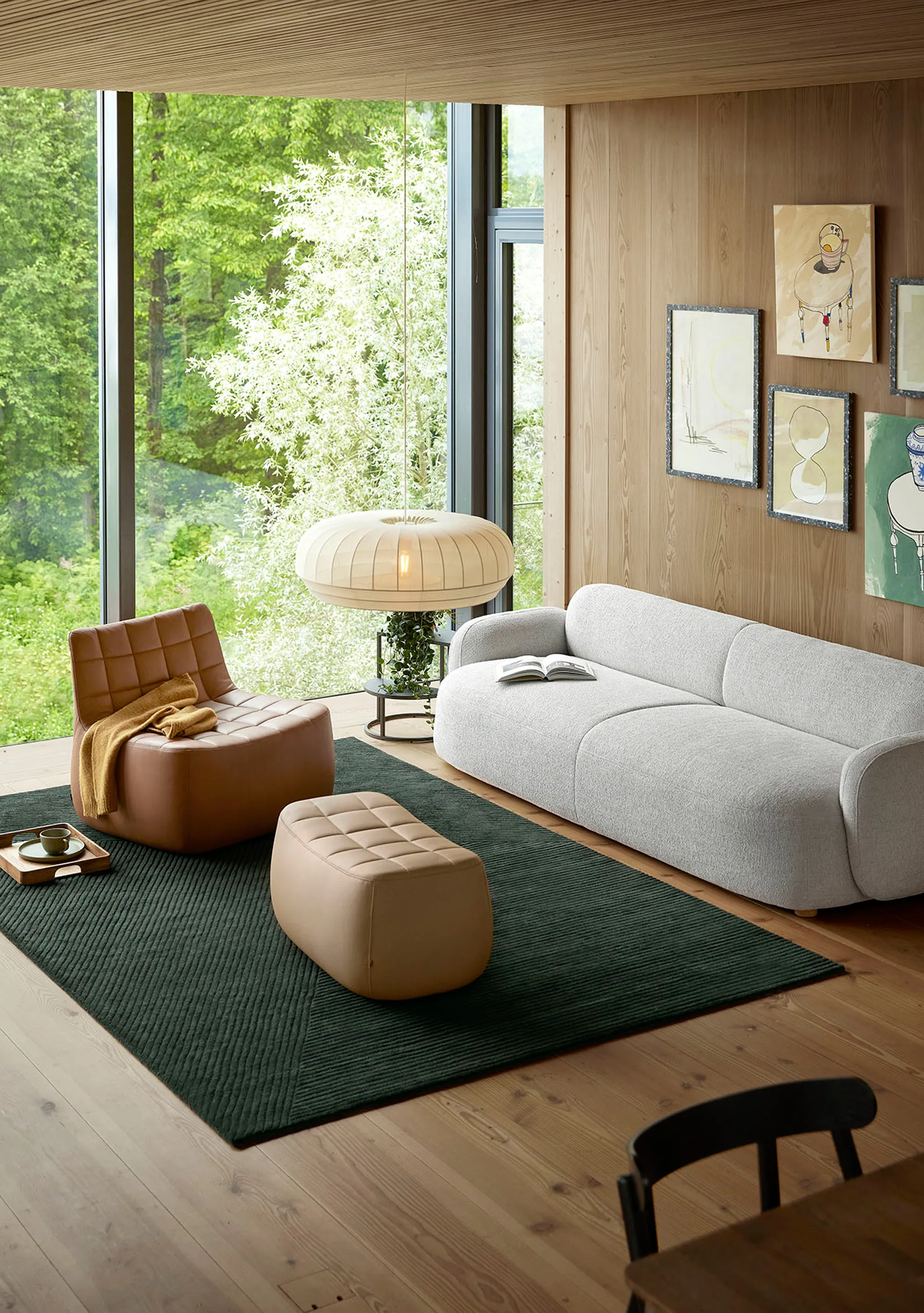 트래디션 펜던트 조명 라지 오벌, White Northern | 노던