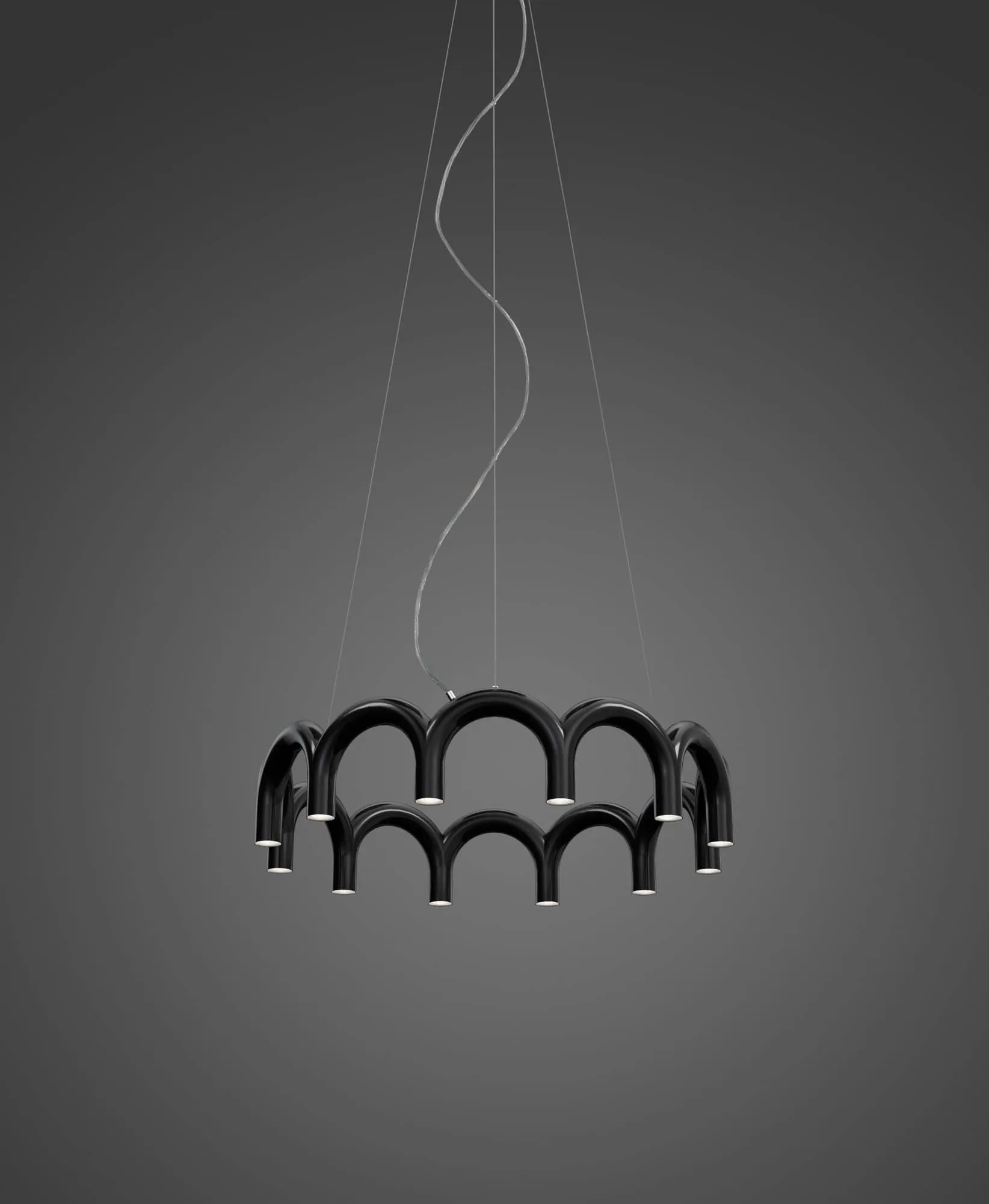 Arch 써클 펜던트 Ø76 cm, Black, Ø98 cm Oblure | 오블러