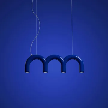 Arch 트리플 펜던트 조명 - Blue, 65.6 cm - Oblure | 오블러