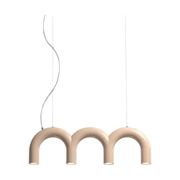 Arch 트리플 펜던트 조명 - Nude, 65.6 cm - Oblure | 오블러