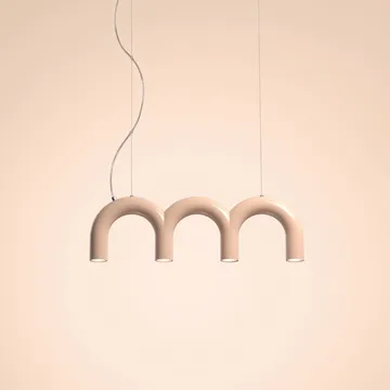 Arch 트리플 펜던트 조명 - Nude, 65.6 cm - Oblure | 오블러