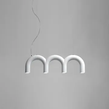 Arch 트리플 펜던트 조명 - White, 65.6 cm - Oblure | 오블러