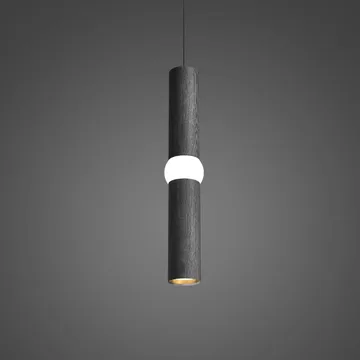 Lightbone 펜던트 조명 - Medium 53.8 cm, black oak - Oblure | 오블러