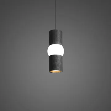 Lightbone 펜던트 조명 - Small 24 cm, black oak - Oblure | 오블러