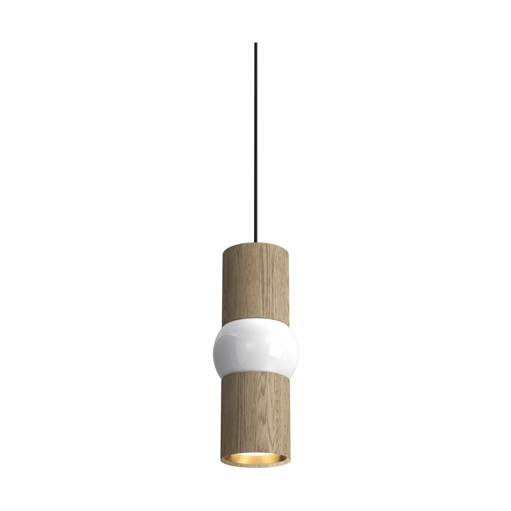 Lightbone 펜던트 조명, Small 24 cm, natural oak Oblure | 오블러