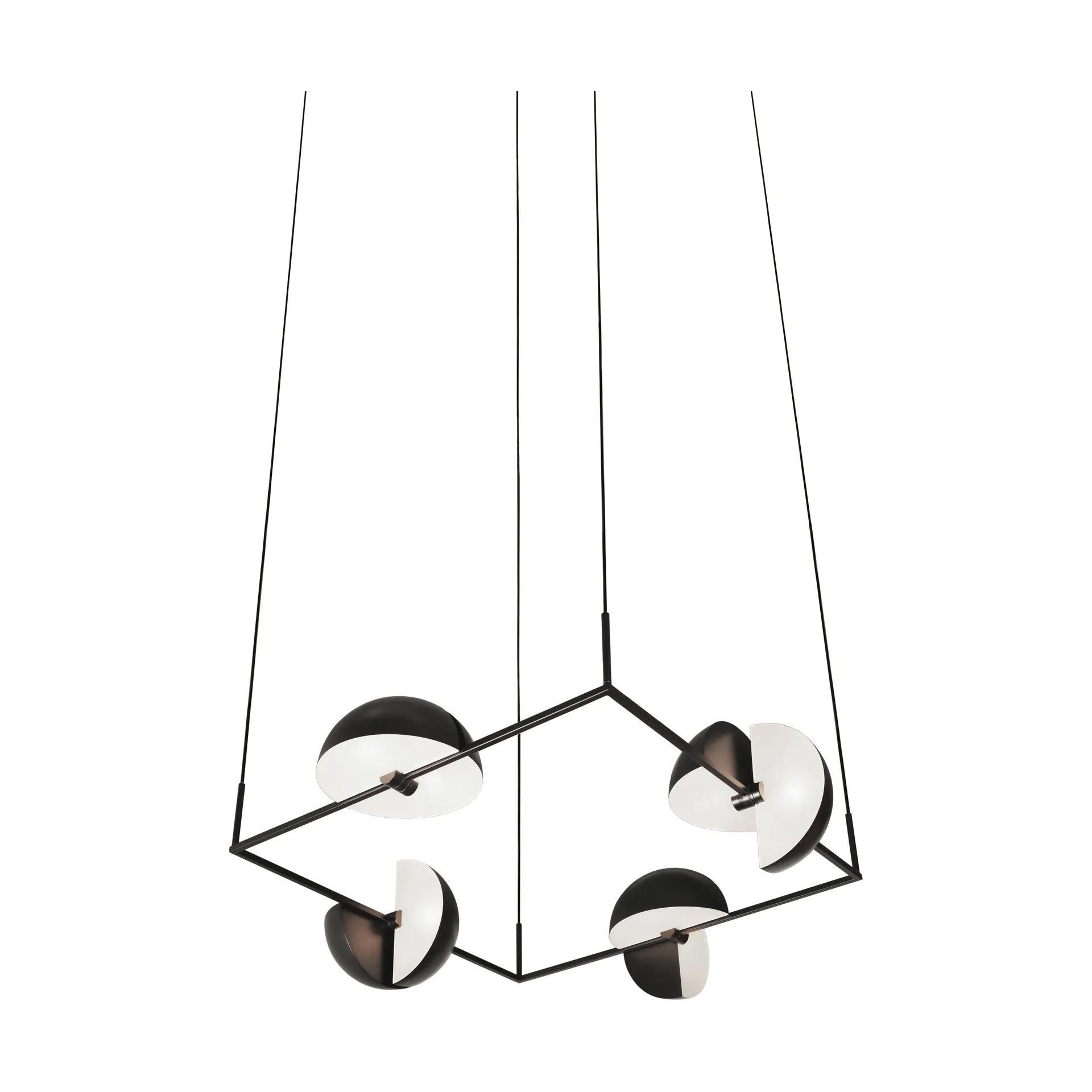 Trapeze quartet 펜던트 113.5x113.5 cm, Black Oblure | 오블러