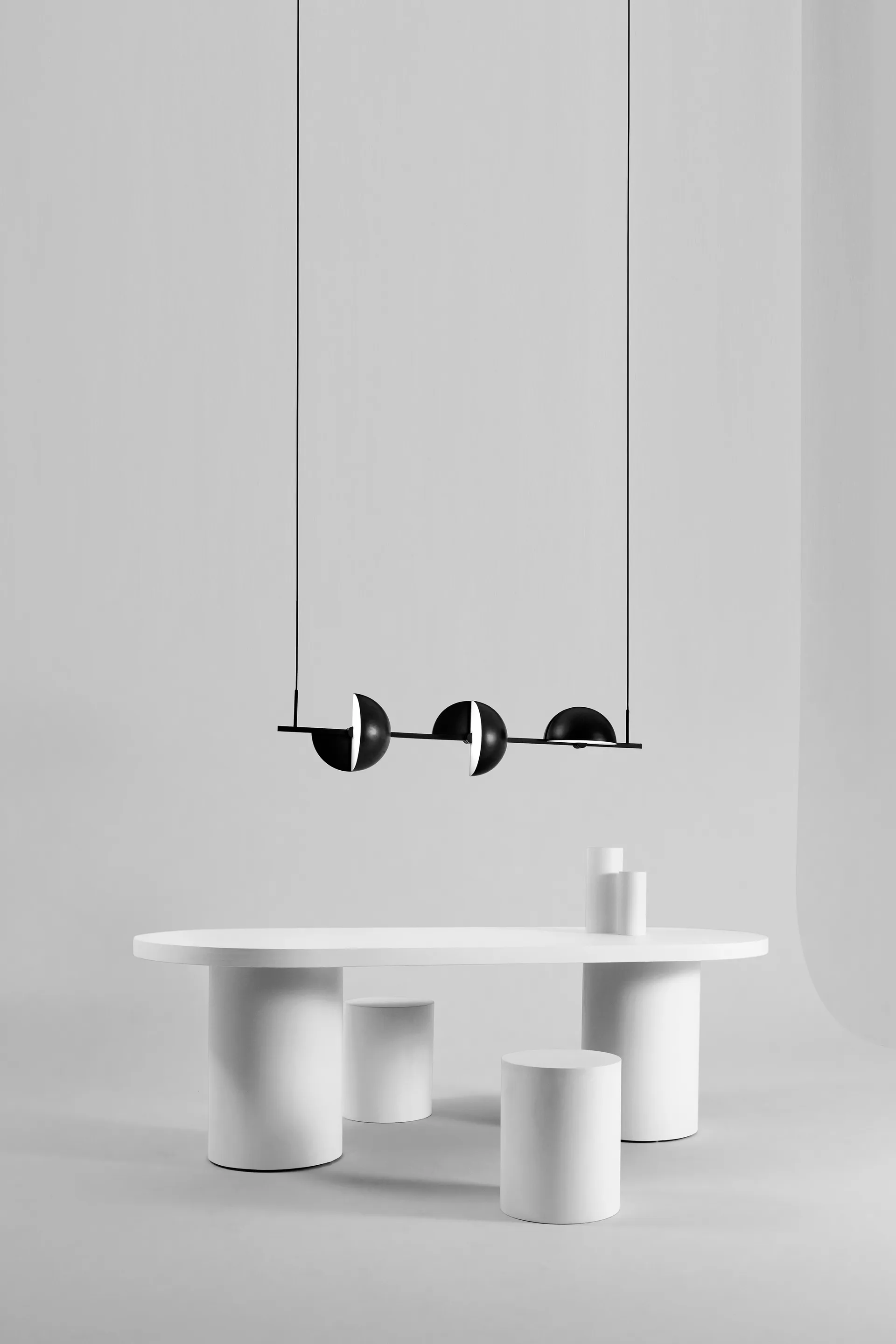 Trapeze triplet 펜던트 140 cm, Black Oblure | 오블러