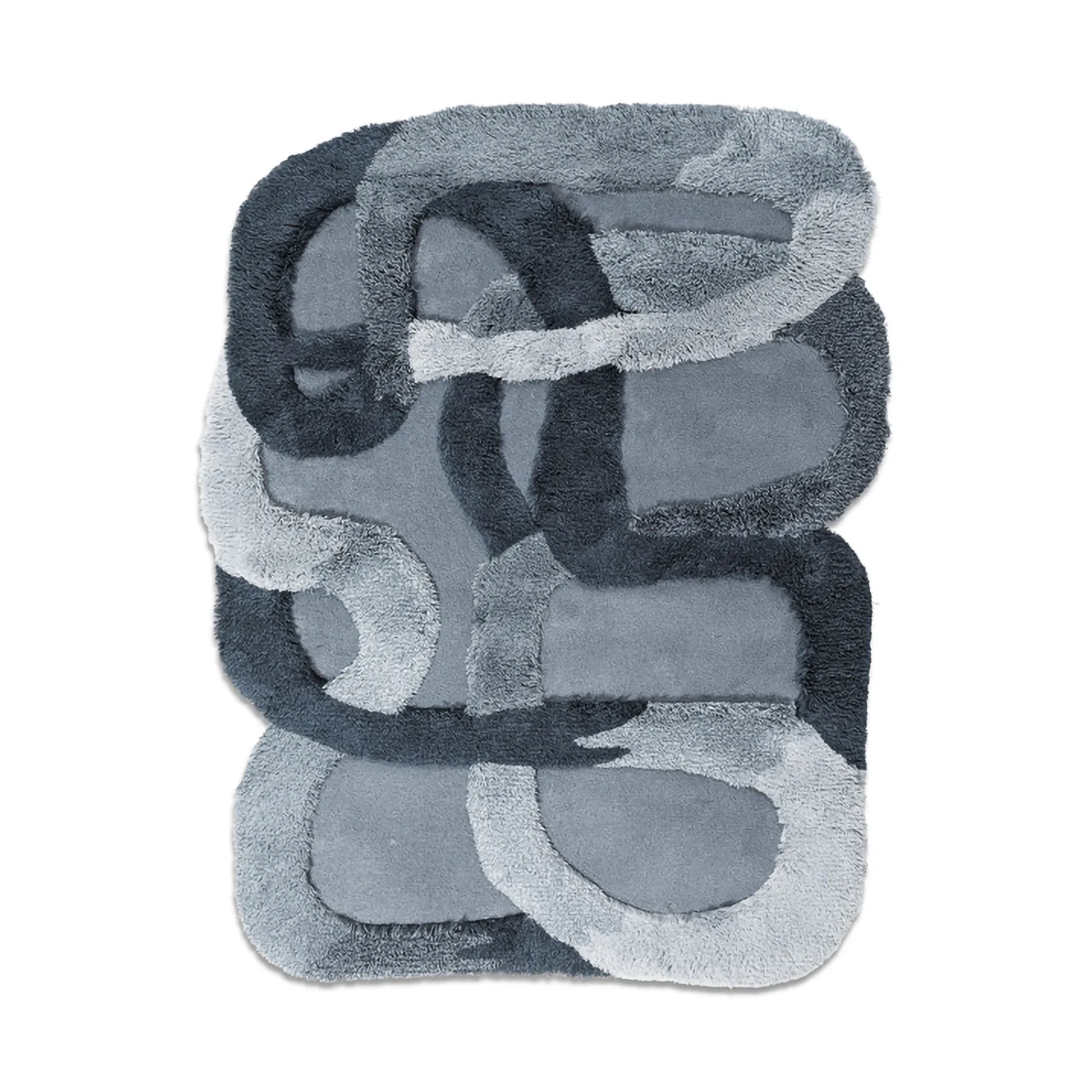 The Tangles 울 러그, Cloudy blue, 100x133 cm Ogeborg | 오게보리