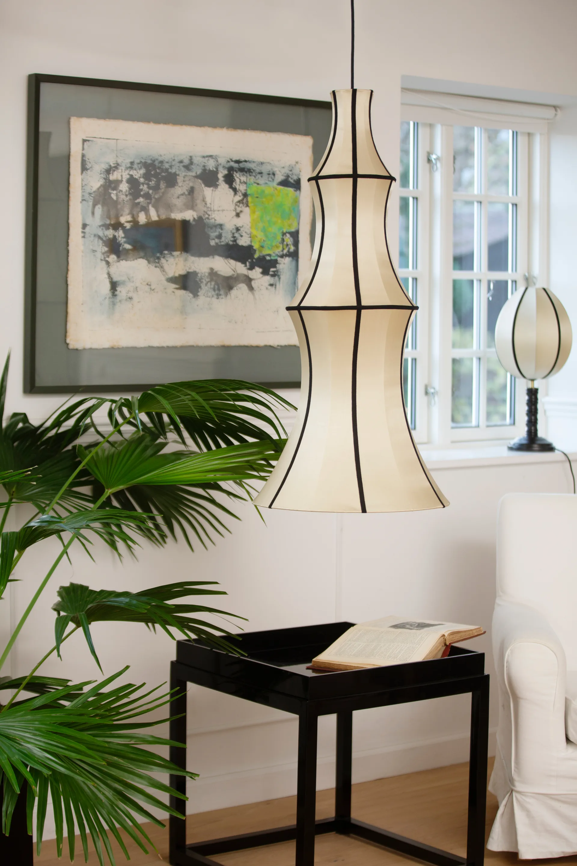 Indochina 클래식 Long 전등갓, Kit-black Oi Soi Oi